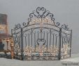 Ornate Fireplace Screen Unique Vintage Spanish Style Black Wrought & Cast Iron ornate