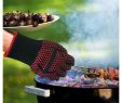 Outdoor Cooking Fireplace New Cocoshope Barbeque Accessories Bbq Gloves Heat Resistant Grill Gloves Insulated Oven Mitts Non Slip Gloves for Cooking Baking Smoker Fireplace