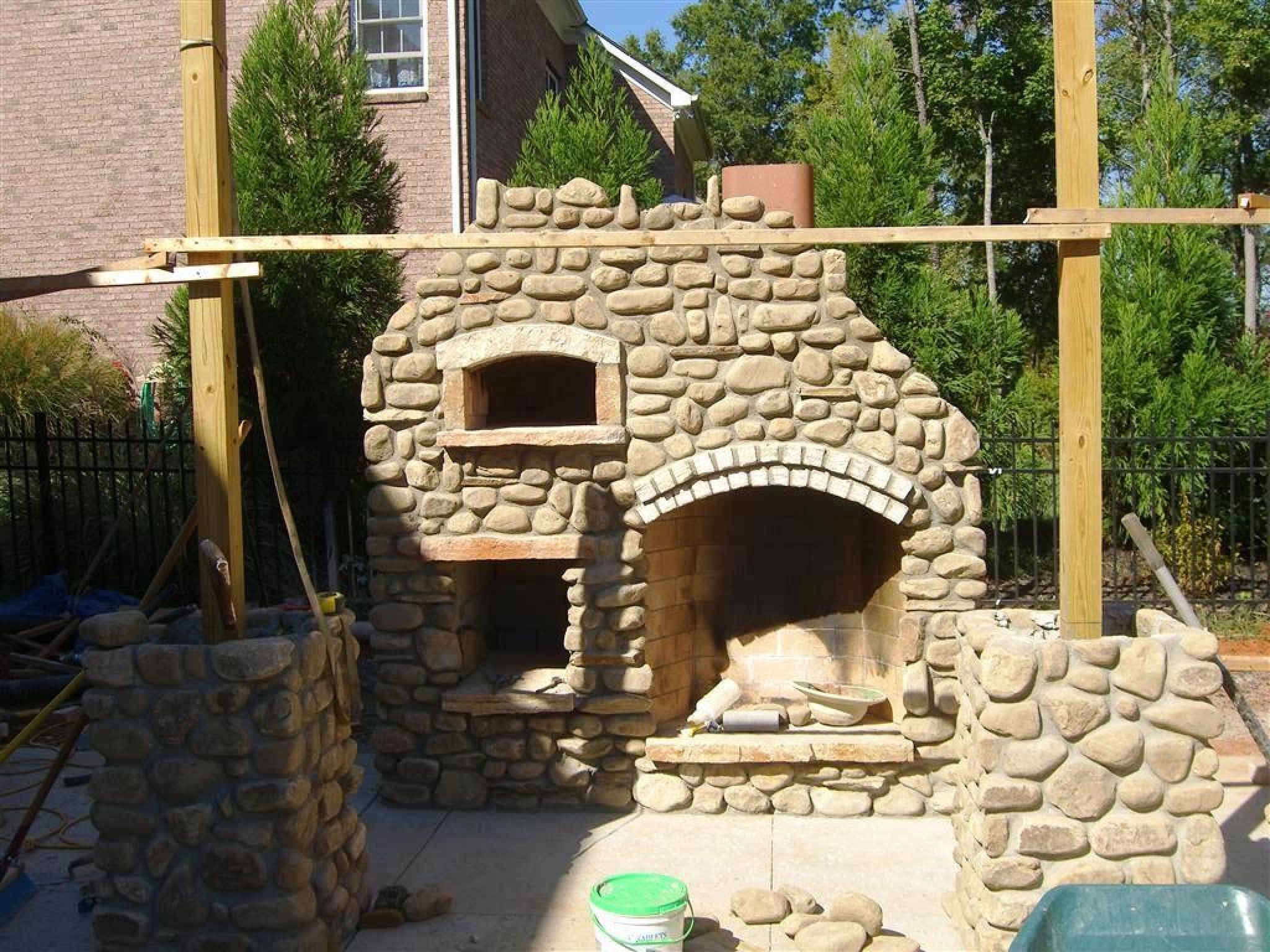Outdoor Fireplace and Pizza Oven Beautiful Pin by Annora On Home Interior