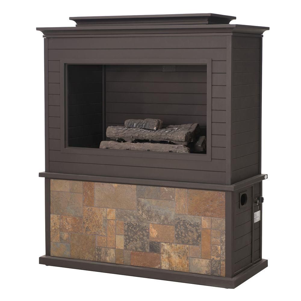 Outdoor Fireplace Kits Home Depot Best Of Sunjoy 63 In Tahoe Steel Fireplace In 2019