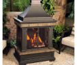 Outdoor Fireplace Kits Home Depot Luxury Sunjoy Amherst 35 In Wood Burning Outdoor Fireplace