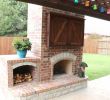 Outdoor Fireplace with Tv Unique Custom Made Brick Fireplace with A Firewood Holder and Tv