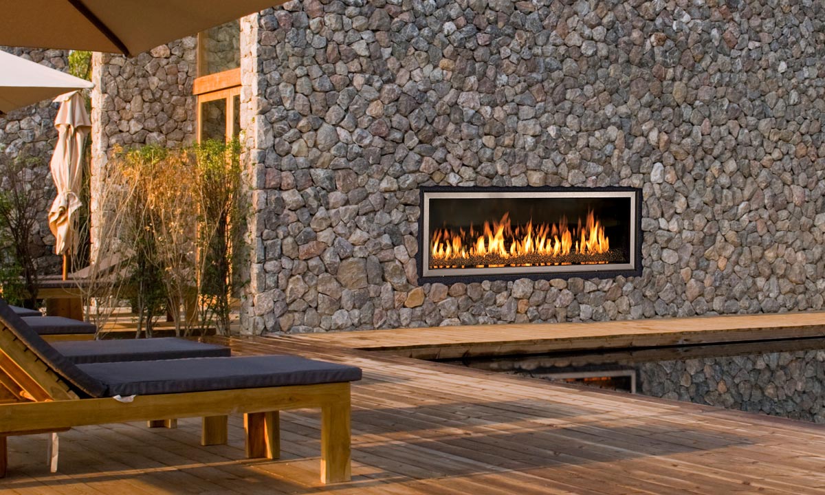 Outdoor Linear Gas Fireplace New Fplc Outdoor Living Outdoor Fireplaces Natural Gas and