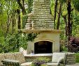 Outdoor Wall Fireplace New Private Fireplace Terrace Outdoor Stone Fireplace and