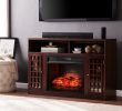 Overstock Electric Fireplace Elegant Harper Blvd Fowler Ebony Faux Stone Corner Electric Media