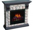 Overstock Electric Fireplace Unique Dublin Polystone Electric Fireplace