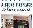 Paint Fireplace Hearth Beautiful Goodbye Brown… Our Black Painted Fireplace Via