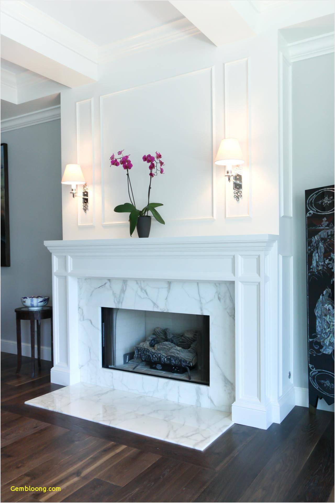 Painted Fireplace Surround Fresh Bello Terrazzo Design – Kientruckay