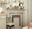 Painted Fireplace Surround Fresh Faux Fireplace Chalk Painted Living Room Chippy Shabby