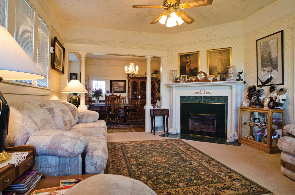 Painted Rock Fireplace Awesome Stone Wood and Flowers Home