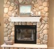 Painted Rock Fireplace Beautiful Exciting River Rock Fireplace Inspiration