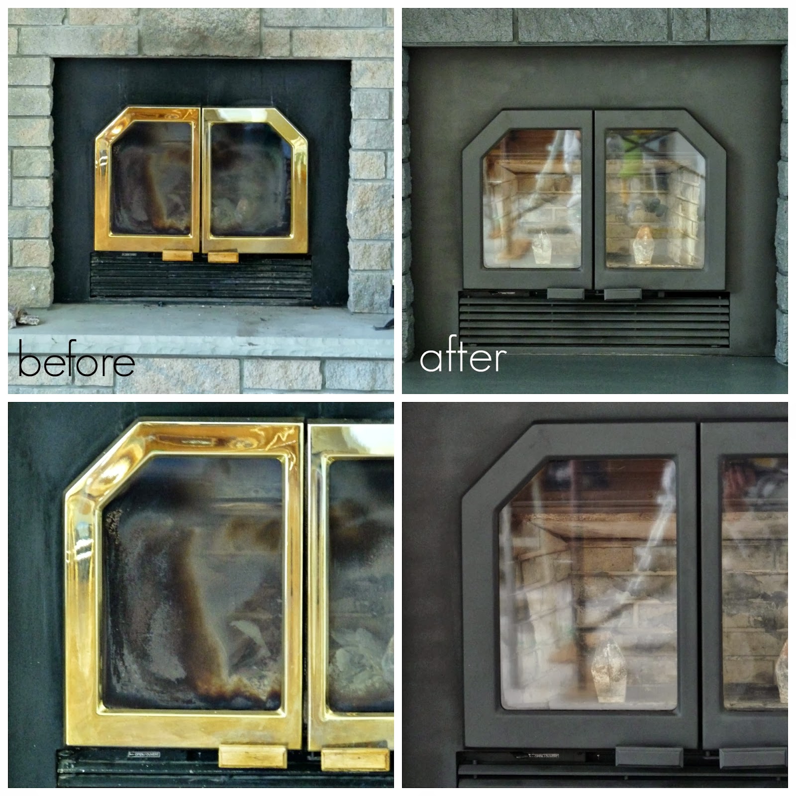 Fireplace Doors Before and After