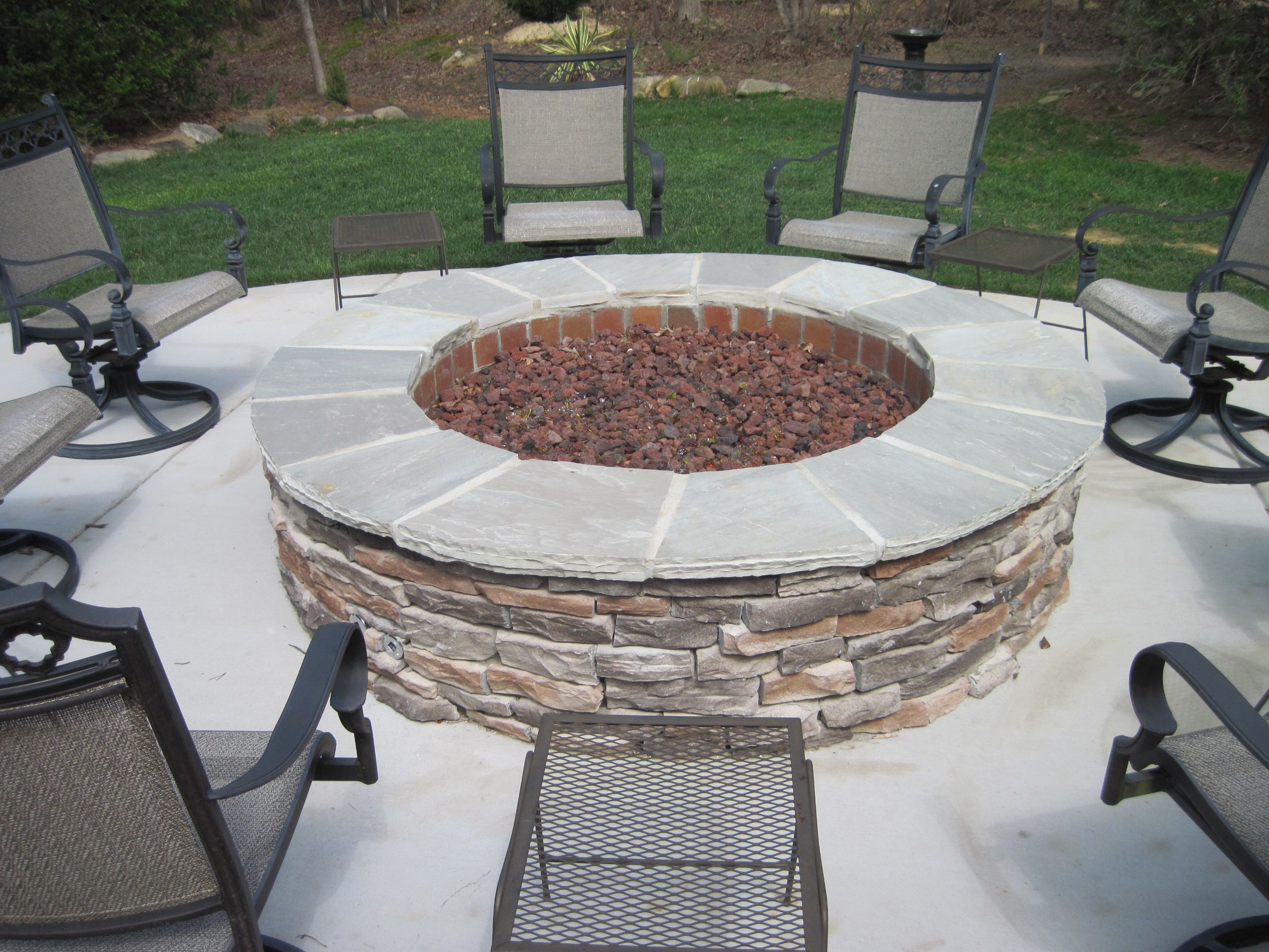 Patio Stone Fireplace Unique Pin On Backyard Beauty