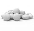 Pebble Fireplace New Regal Flame Set Of 24 Light Weight Ceramic Fiber Gas Ethanol
