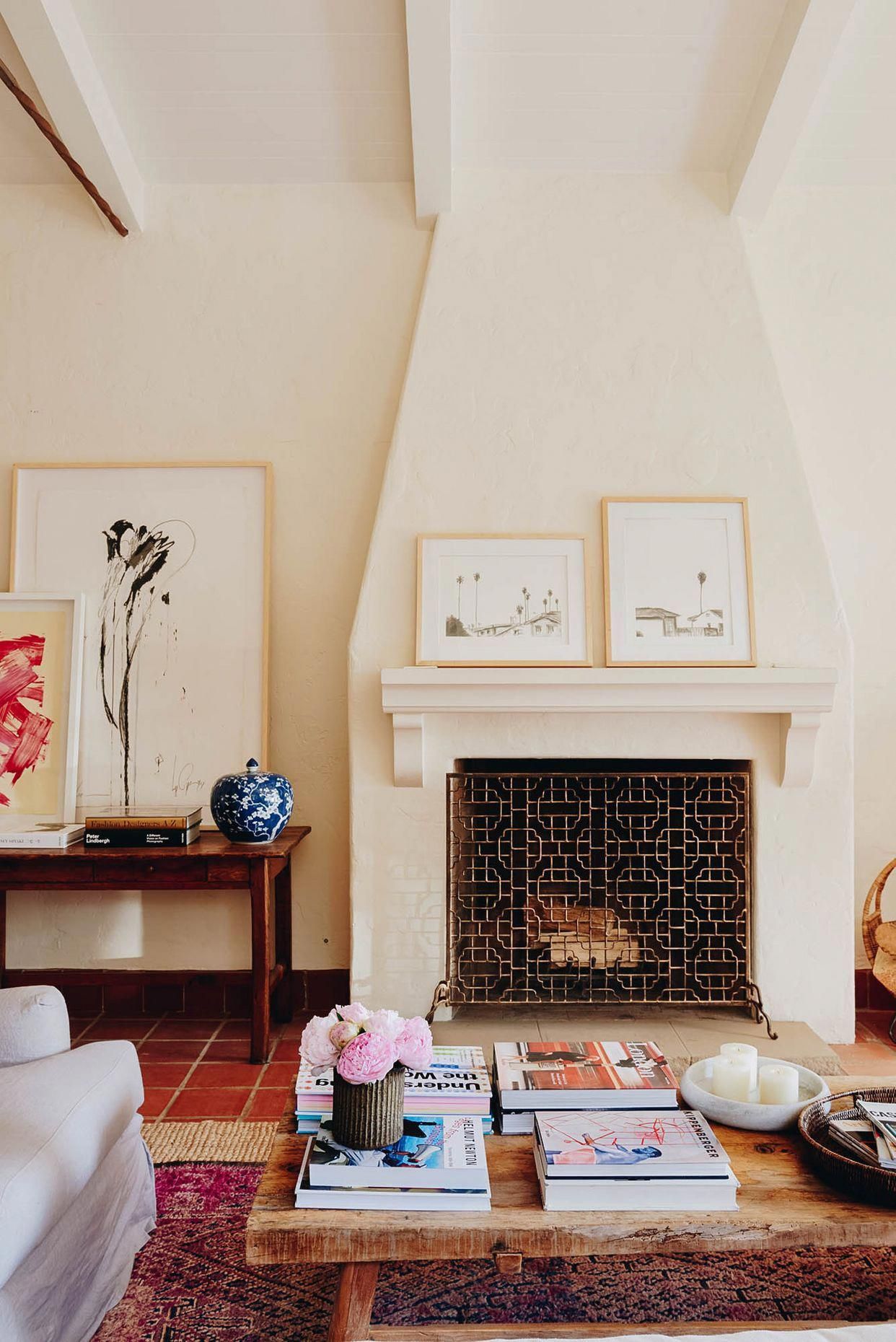 Perfection Fireplace Fresh House tour A California Hacienda Styled to Perfection