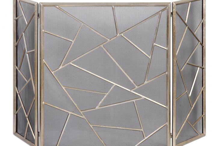 Pilgrim Fireplace Screens Awesome Uttermost Armino Modern Fireplace Screen Decorative