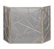 Pilgrim Fireplace tools Luxury Uttermost Armino Modern Fireplace Screen Decorative