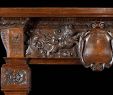 Plaster Fireplace Surround Elegant Antique Oak English Renaissance Style Carved Fireplace