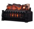 Pleasant Hearth Electric Fireplace Lovely Duraflame Dfi021aru Electric Log Set Heater with Realistic Ember Bed Black