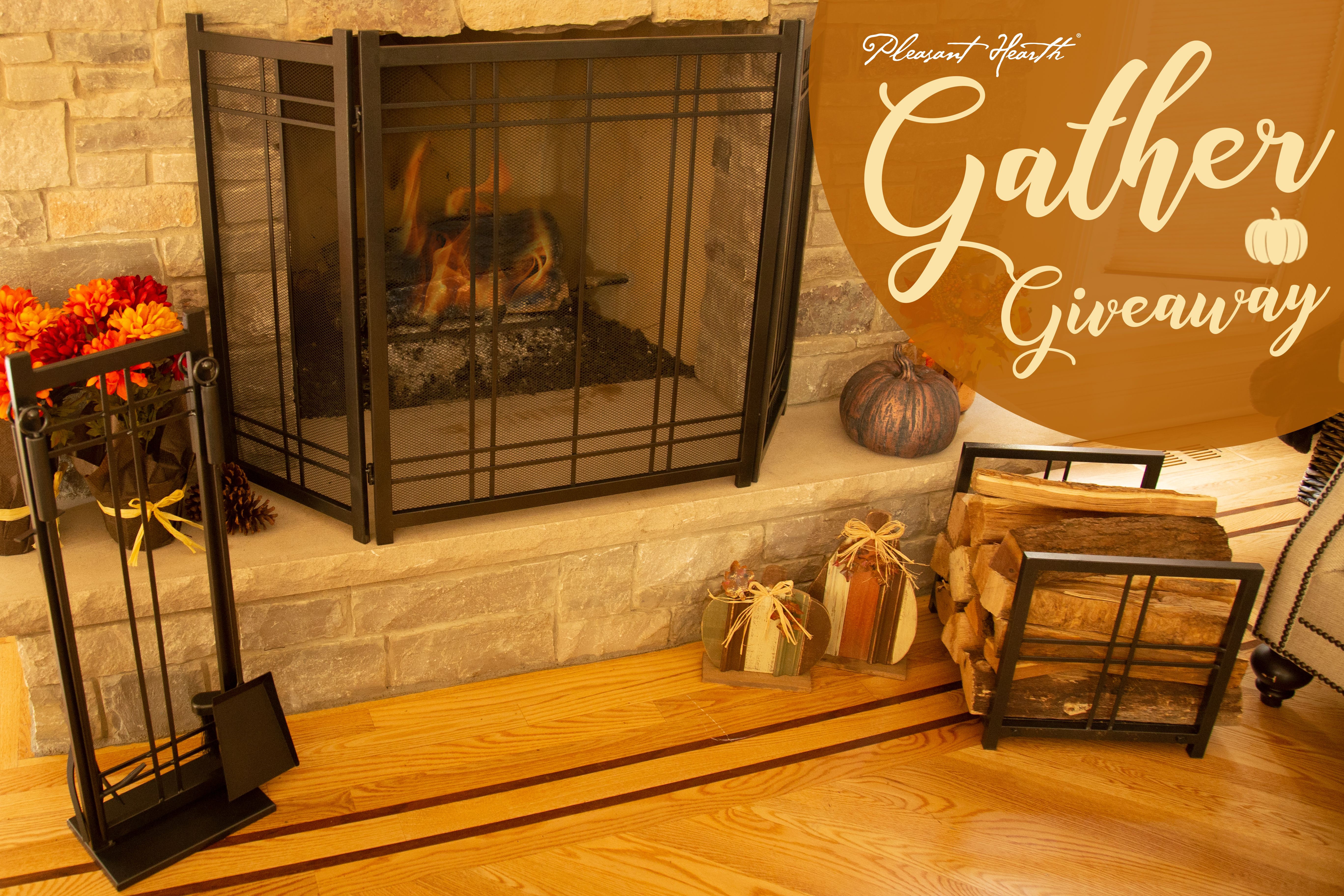 Pleasant Hearth Fireplace Screen Best Of Gather Giveawaywarm Up Your Home Just In Time for