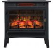 Plow and Hearth Electric Fireplace Awesome Duraflame Infrared Quartz Stove Heater with 3d Flame Effect & Remote — Qvc
