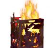 Plow and Hearth Electric Fireplace Fresh Amazon Moose Wood Burning Pit Burn Cage Incinerator