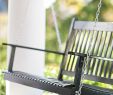 Plow and Hearth Electric Fireplace Fresh Weather Resistant Eucalyptus Classic Slatted Outdoor Swing