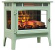 Plow and Hearth Electric Fireplace Unique Duraflame Infrared Quartz Stove Heater with 3d Flame Effect & Remote — Qvc