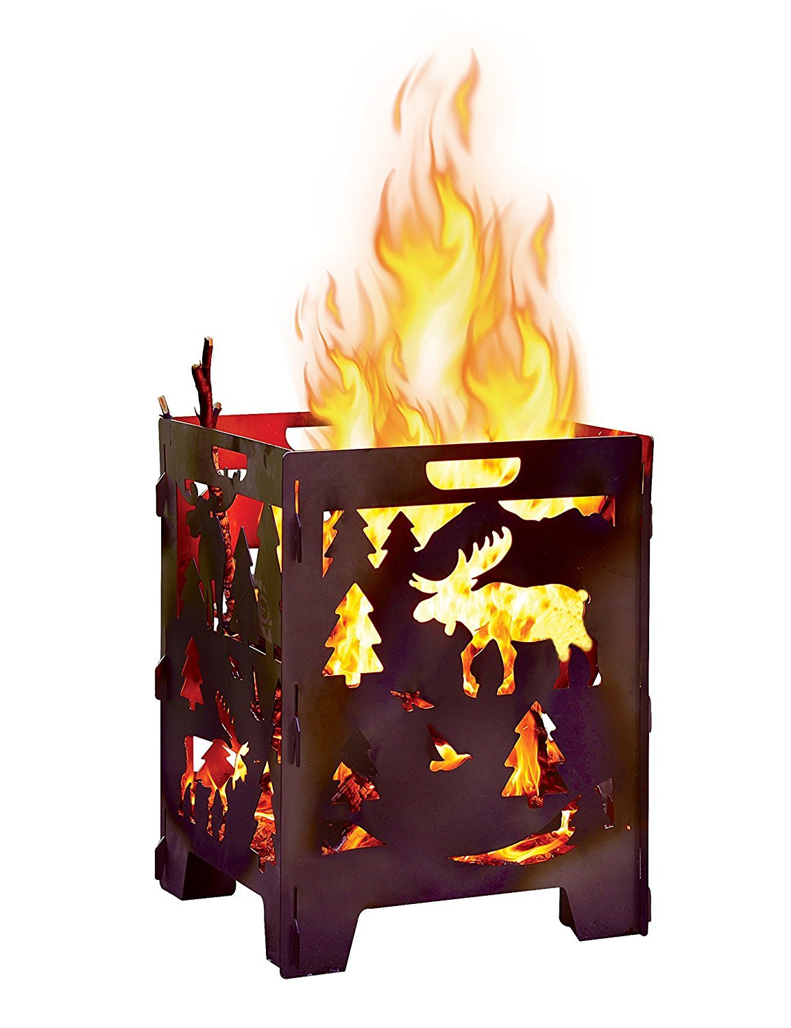 Plow and Hearth Fireplace Screens Fresh Amazon Moose Wood Burning Pit Burn Cage Incinerator