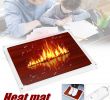 Plug In Fireplace Heater Fresh 220v 100w Electric Foot Heat Mat Heating Carbon Crystal Foot Warmer Heater