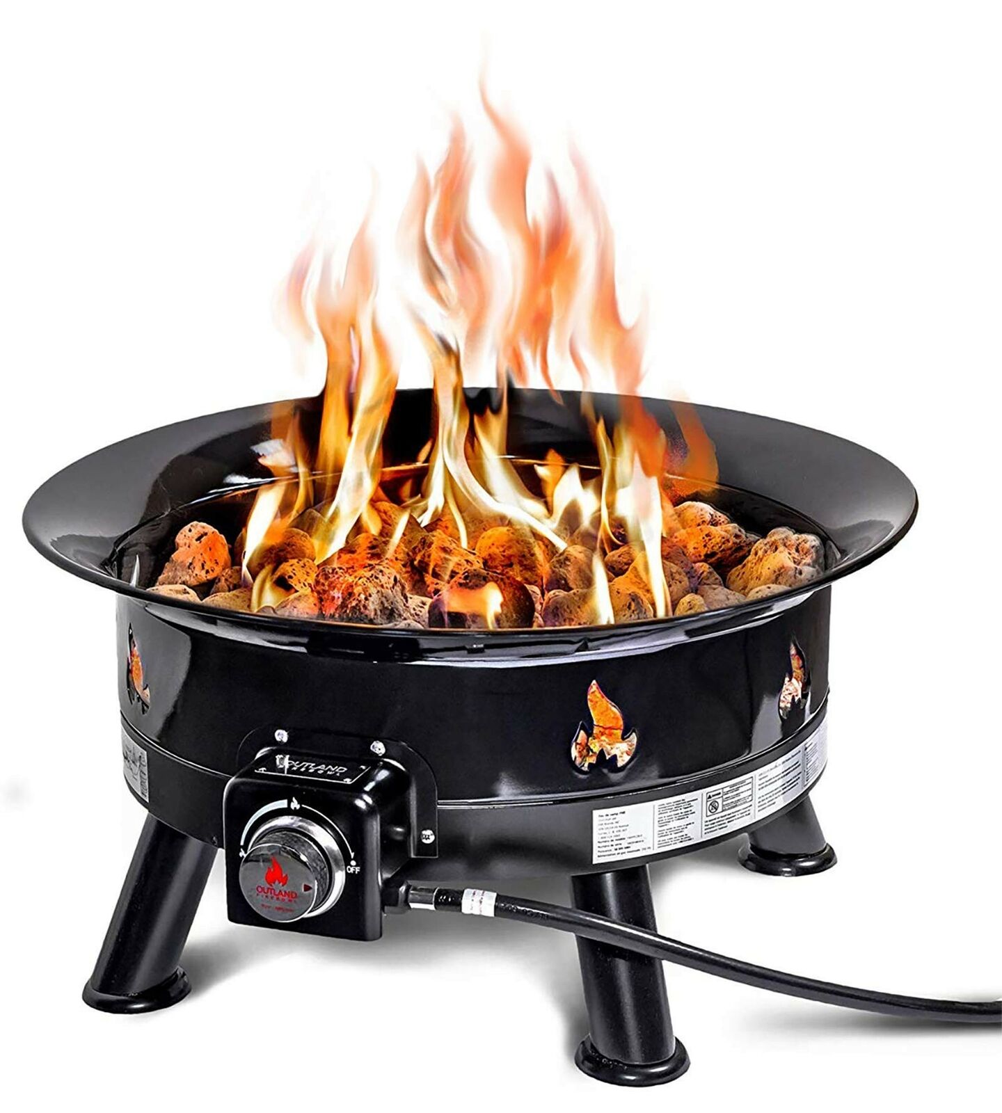 Outland Firebowl 883 Mega Outdoor Propane Gas Fire Pit with UV and Weather s l1600