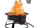 Portable Outdoor Gas Fireplace Fresh Outdoor Propane Gas Fire Pit Portable Patio Fire Bowl for Camping Backyards Garden or Tailgating 19 Inch Diameter 58 000 Btu