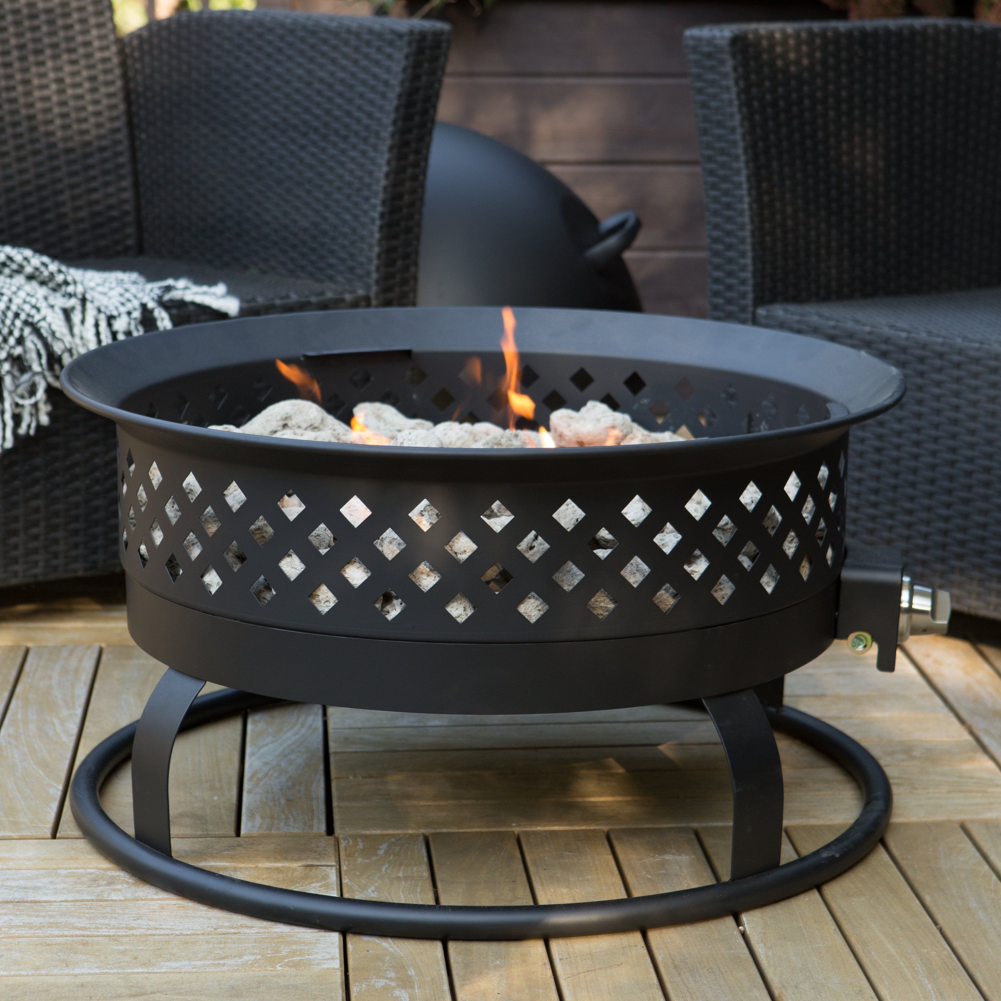 Portable Propane Fireplace New Have to Have It Bond 28 In Round Bronze Propane 55k Btu
