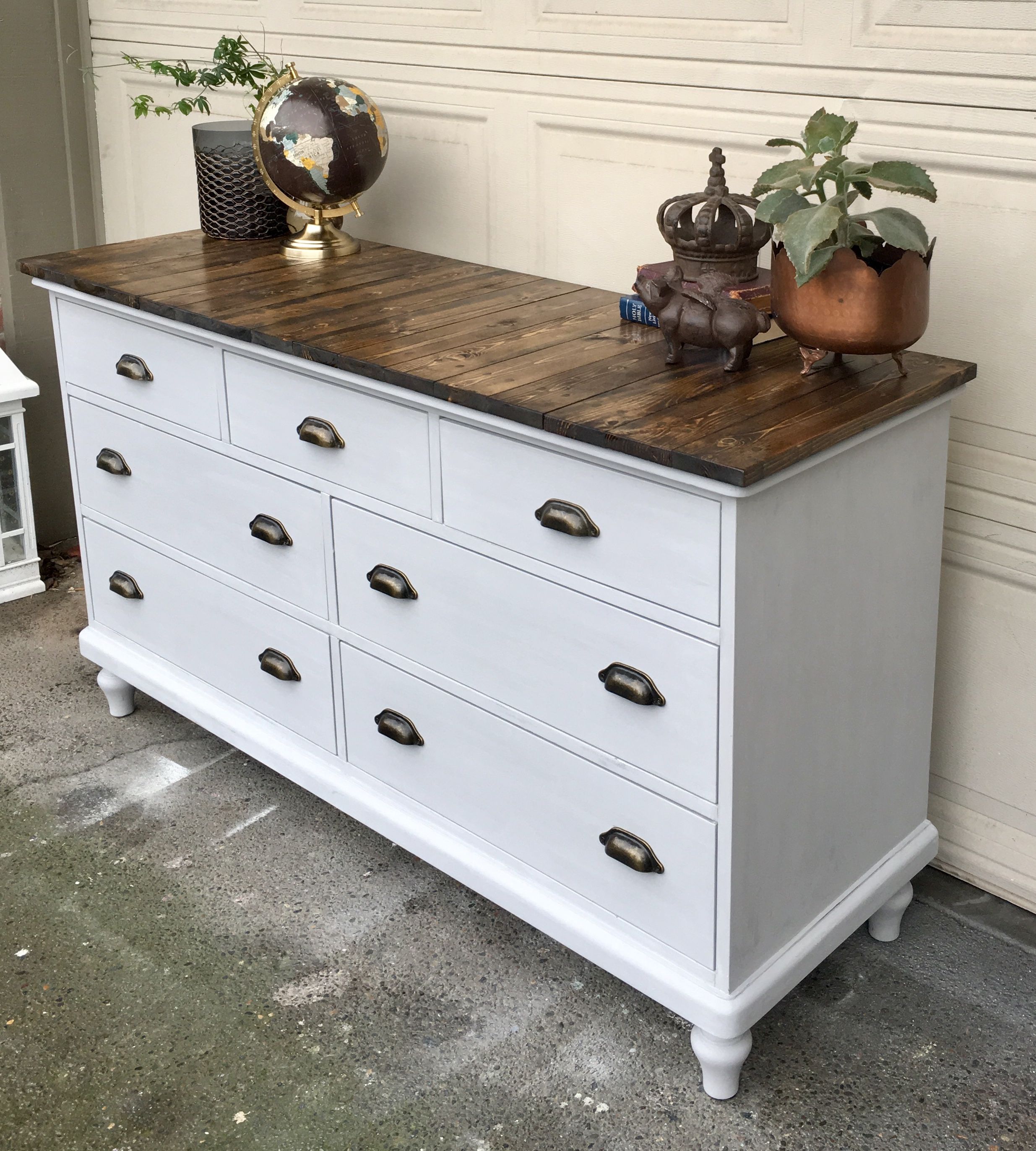 Pottery Barn Fireplace Beautiful Refinished Pottery Barn Dresser Painted In Grey Chalk Paint
