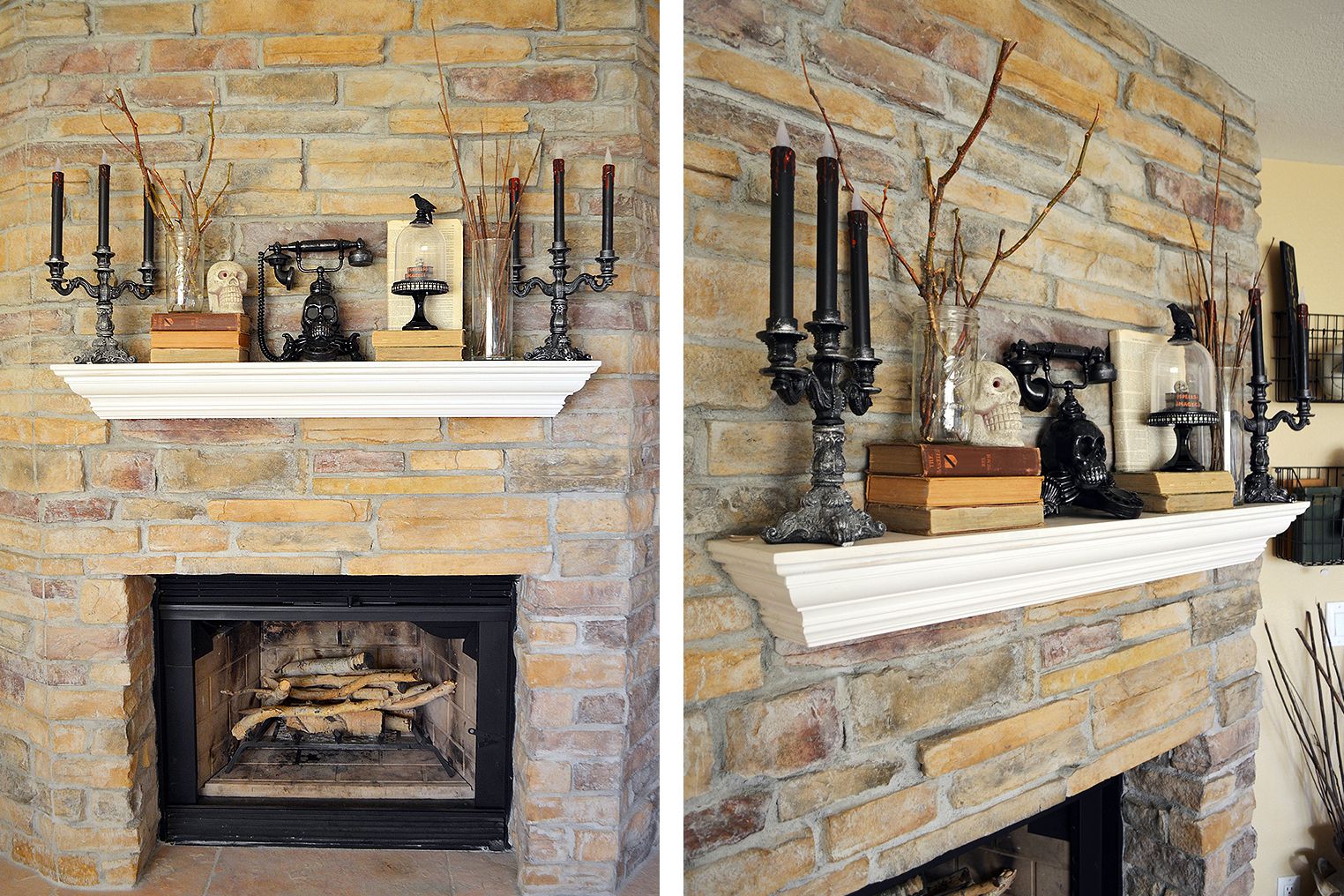 Pottery Barn Fireplace Screen Best Of 35 Beautiful Fall Mantel Decorating Ideas