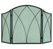 Pottery Barn Fireplace Screen Elegant Pleasant Hearth Arched Fireplace Screen Black