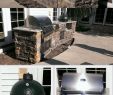 Premade Outdoor Fireplace Luxury Custom Outdoor Kitchen with Gas Grill and Big Green Egg