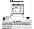 Preway Fireplace Company Best Of Harman Oakwood Cast Iron Wood Stove Safety Notice