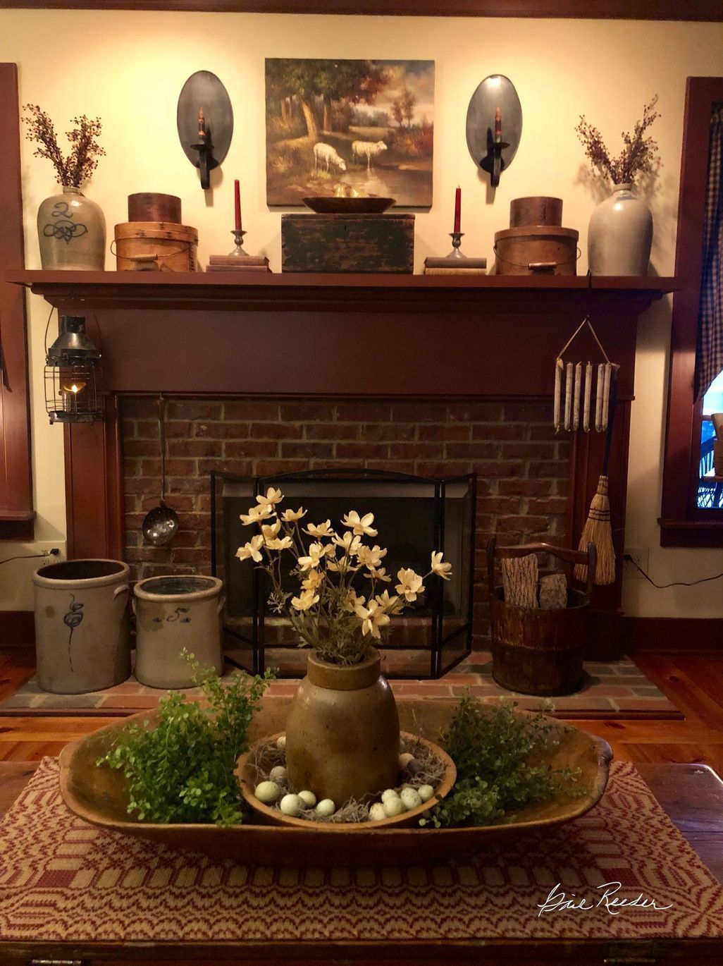 Primitive Fireplace Inspirational 42 Lovely and Cozy Diningroom Ideas Prims