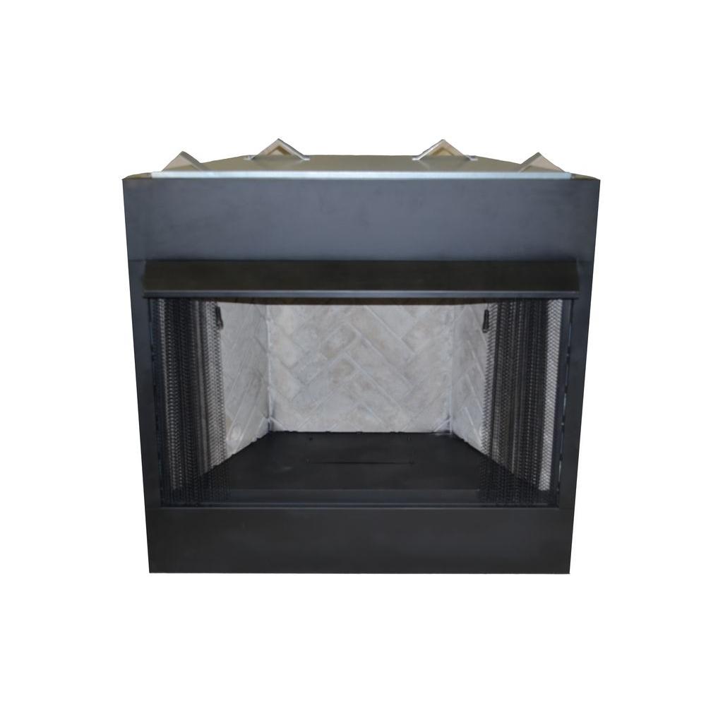 Propane Corner Fireplace Ventless New 42 In Vent Free Natural Gas or Liquid Propane Circulating Firebox Insert