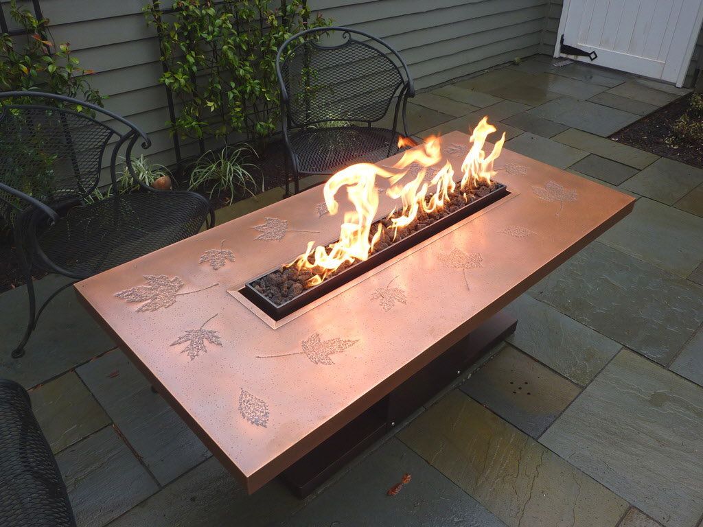 Propane Deck Fireplace Unique Rectangular Propane Fire Pit Table