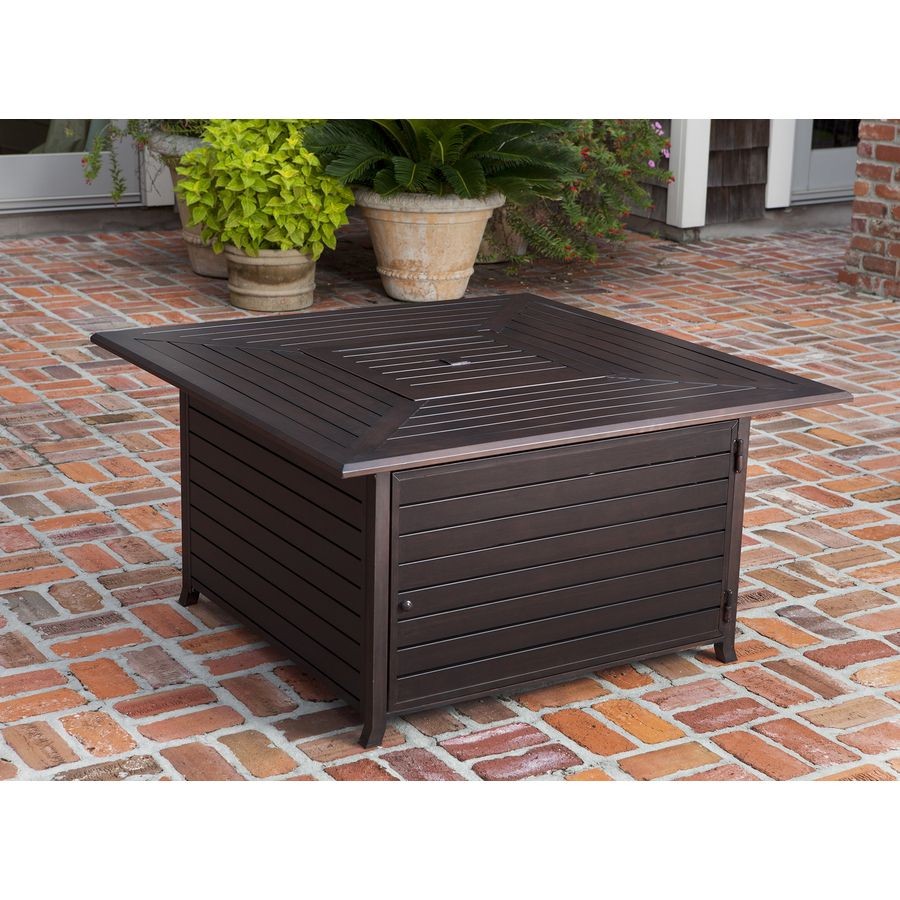 lowes portable fire pit luxury shop fire sense 44 88 in w 50 000 btu bronze portable aluminum of lowes portable fire pit