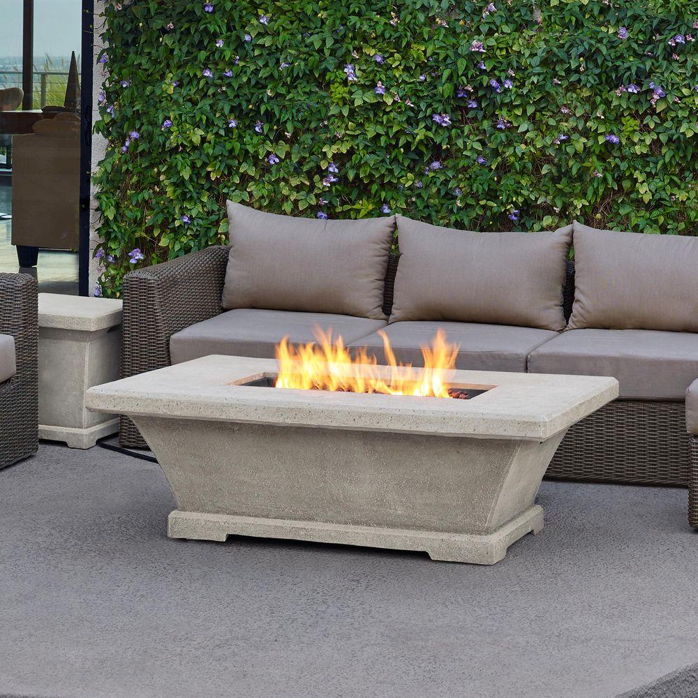cream real flame fire pits lp tcrm 64 1000