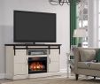 Quartz Electric Fireplace Beautiful Glendora 66 5" Tv Stand with Electric Fireplace