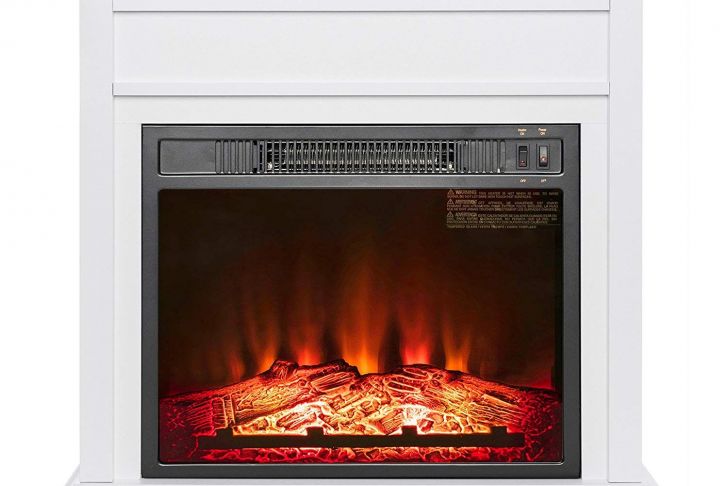 Qvc Electric Fireplace Lovely Amazon Akdy 27&quot; Electric Fireplace Freestanding White