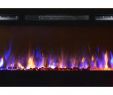 Real Flame Electric Fireplace Insert Beautiful Bombay 36 Inch Crystal Recessed touch Screen Multi Color Wall Mounted Electric Fireplace