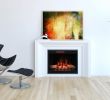 Real Flame Electric Fireplace Insert Elegant 33" Led 3d Infrared Insert Classic Flame