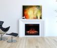 Real Flame Electric Fireplace Insert Elegant 33" Led 3d Infrared Insert Classic Flame