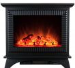 Realistic Flame Electric Fireplace Elegant Akdy 400 Sq Ft Electric Stove In Black with Tempered Glass