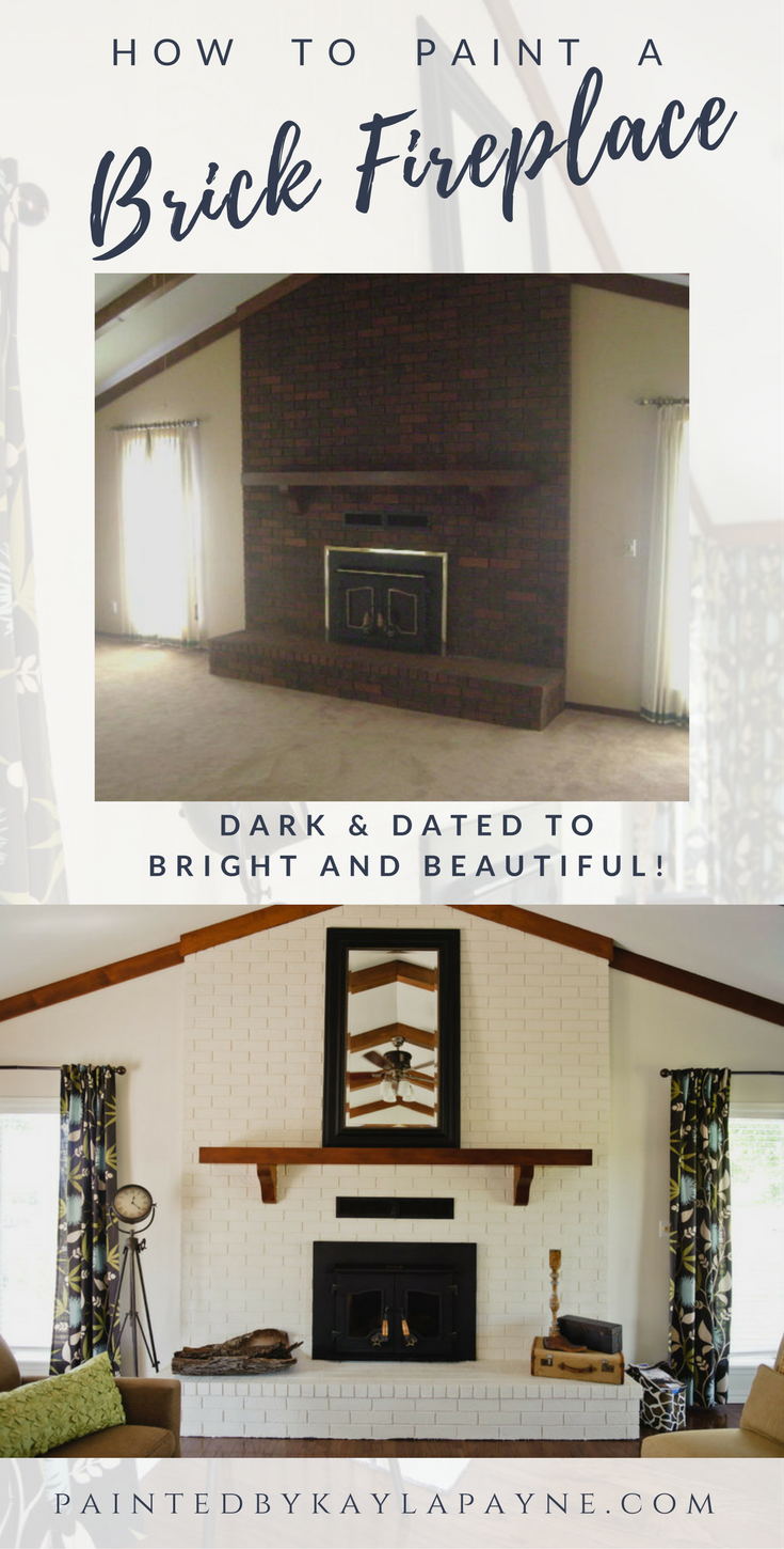 Red Brick Fireplace Makeover Awesome 5 Simple Steps to Painting A Brick Fireplace